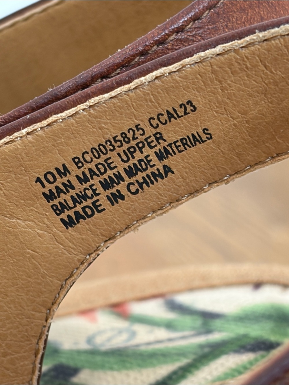 b.o.c. Corrie Cork Platform Wedge Sandal (10) - Picture 5 of 8